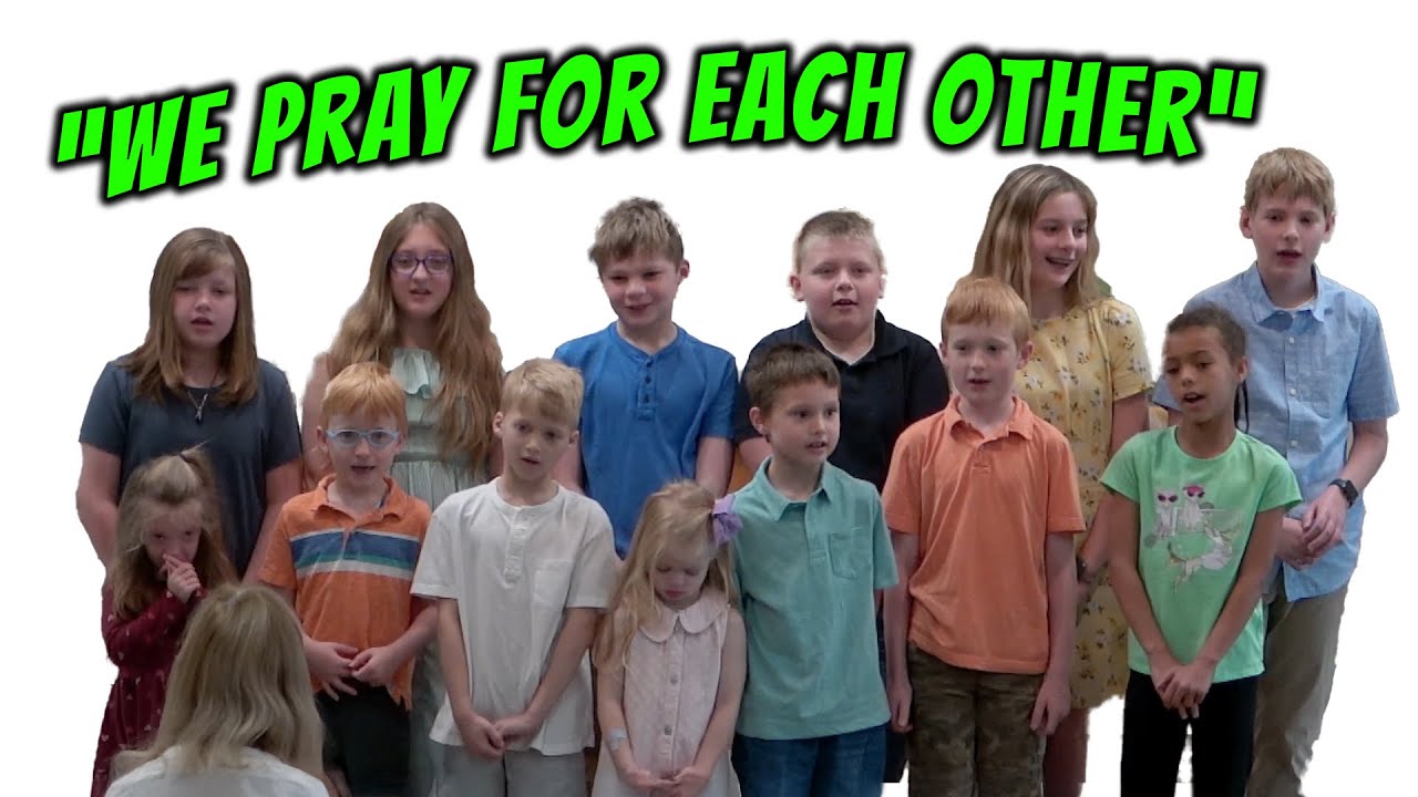 "We Pray for Each Other" sung by the Sunday School children - YouTube