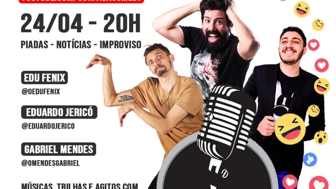 Curitiba Comedy Live O Show de Humor online YouTube