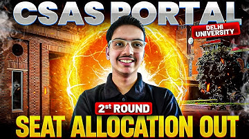 🚨DU 2nd Round Seat Allocation 2025 OUT!🔥| Step by Step Next Process✅