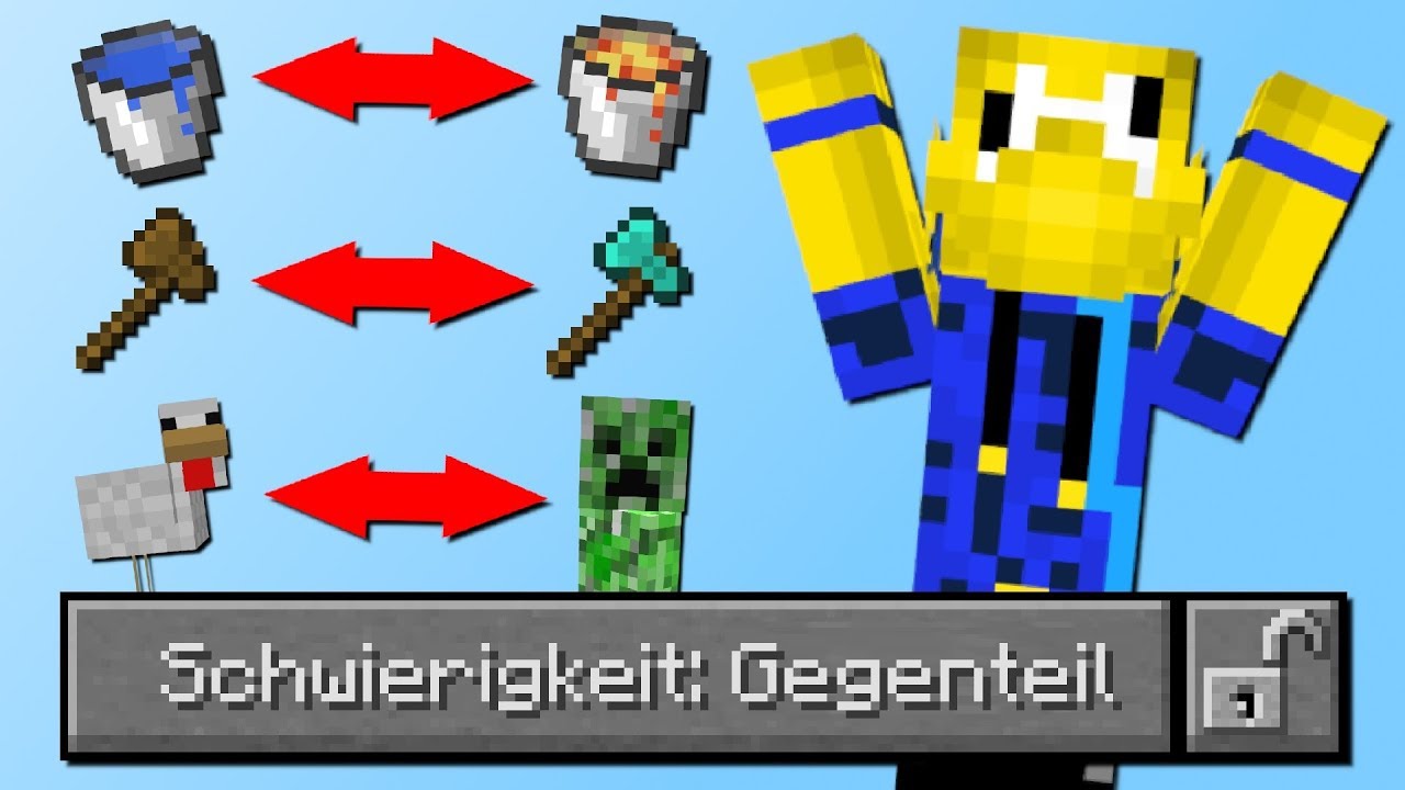 Schwierigkeit: Noob! (Neue Schwierigkeit in Minecraft)