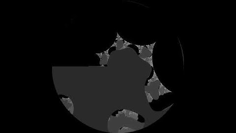 Mandelbrot with exponent 5 rotated about the origin of the complex plane