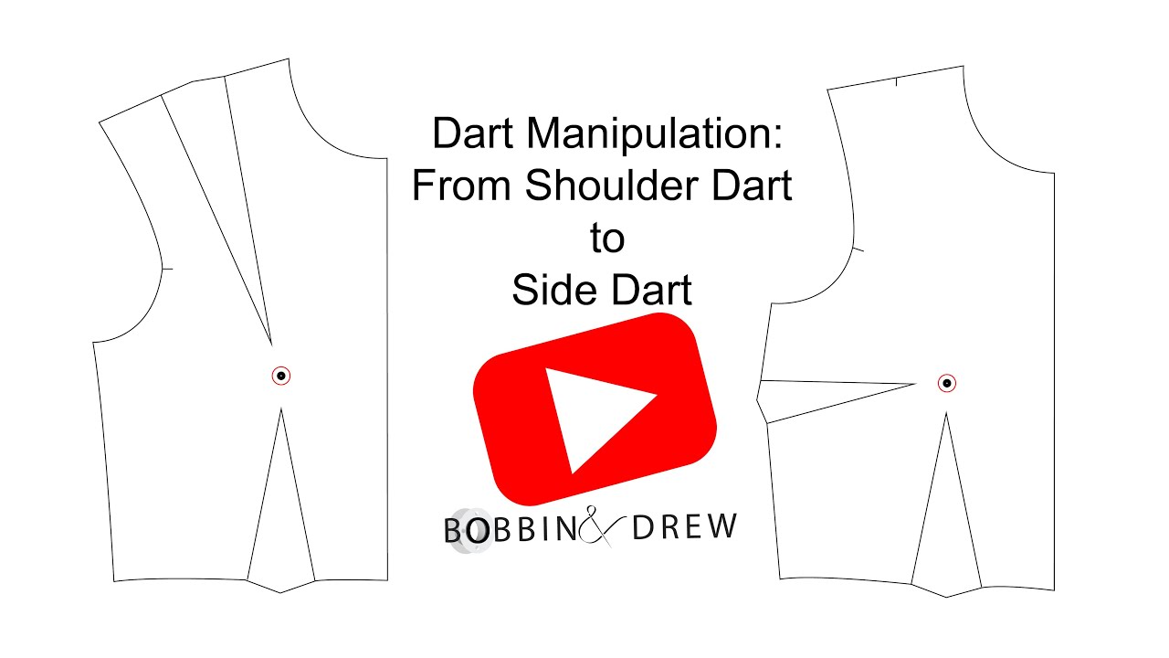 Dart Manipulation Tutorial Using Pivotal Technique: Side Dart (watch in HD)