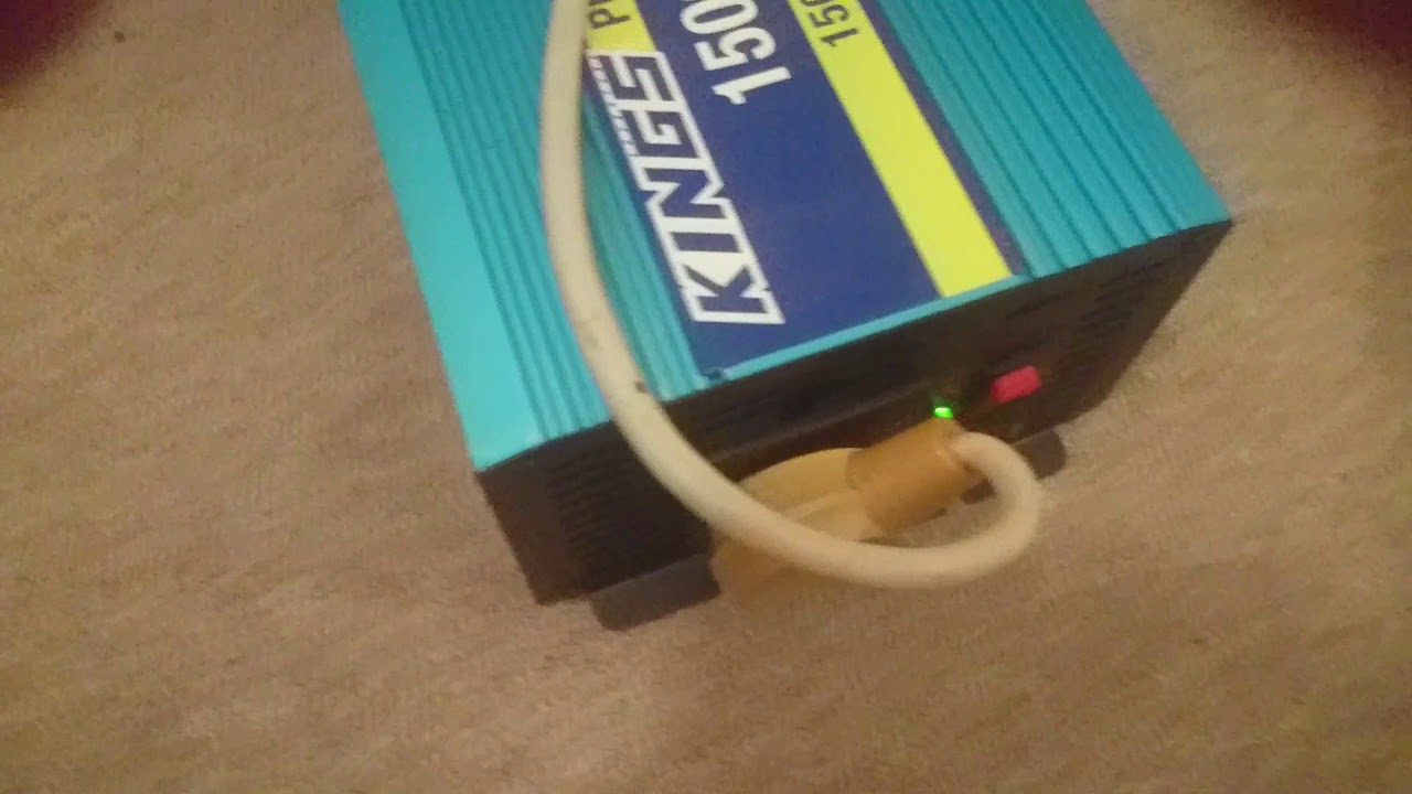 Adventure Kings 1500W Inverter 2 week review YouTube