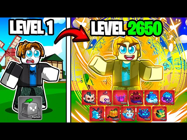 NOOB To PRO Getting EVERY FRUIT In Blox Fruits - YouTube