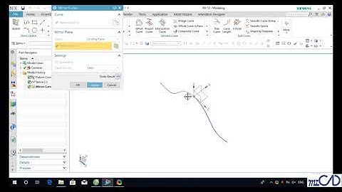NX12 Tutorial - Thiết Kế Và Lắp Ráp - 1 9  Miror Curve