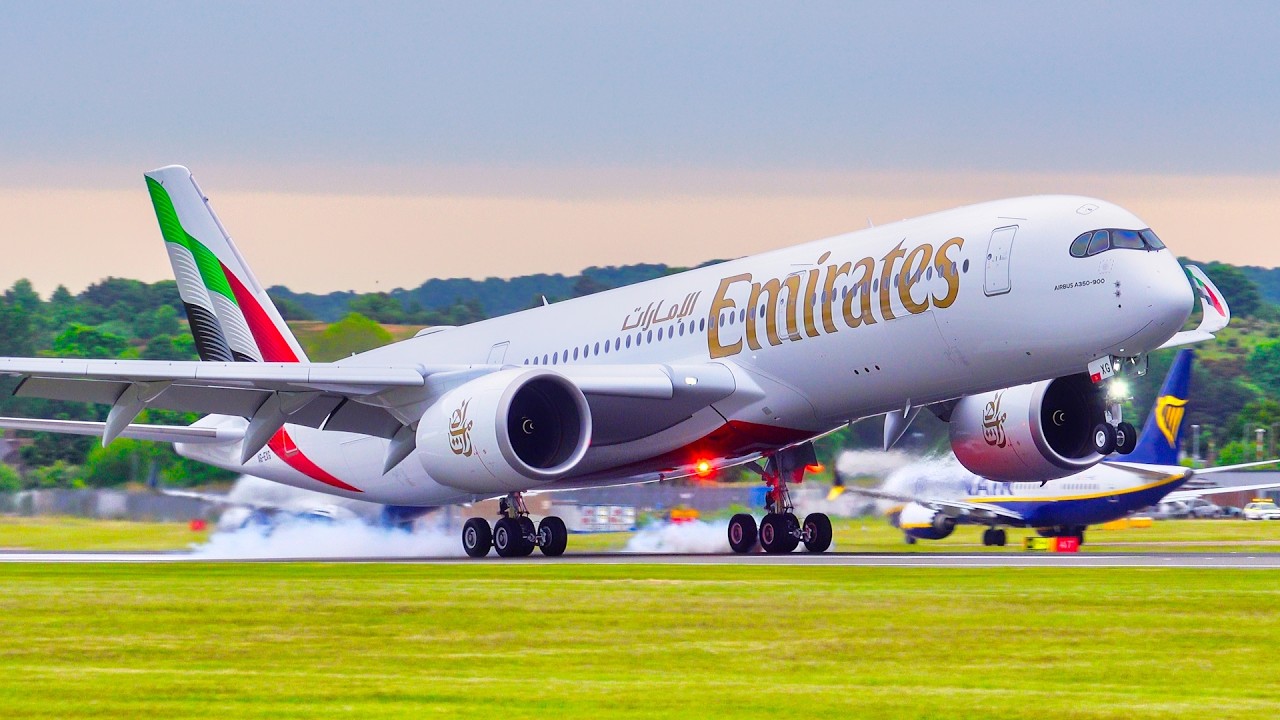 20 MINS CLOSE UP LANDINGS & TAKEOFFS at EDINBURGH Airport | 4K | EDI Plane Spotting