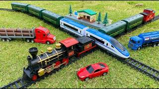 Miniature Steam Train with Relaxing Piano | ASMR Ambience for Sleep &amp; Focus