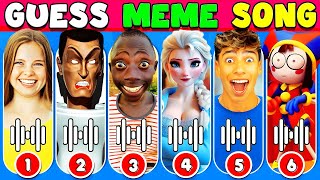 GUESS MEME & WHO'S SINGING 🎤🎵 🔥| Lay Lay, King Ferran, Salish Matter, Elsa, MrBeast, Gega, Tenge