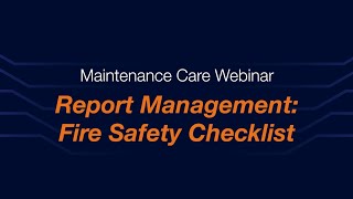 Report Management - Fire Safety Checklist | Preventative Maintenance Software - Maintenance Care screenshot 2