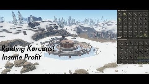 RUST - Dumping 2 boxes of rockets into Koreans - INSANE PROFIT