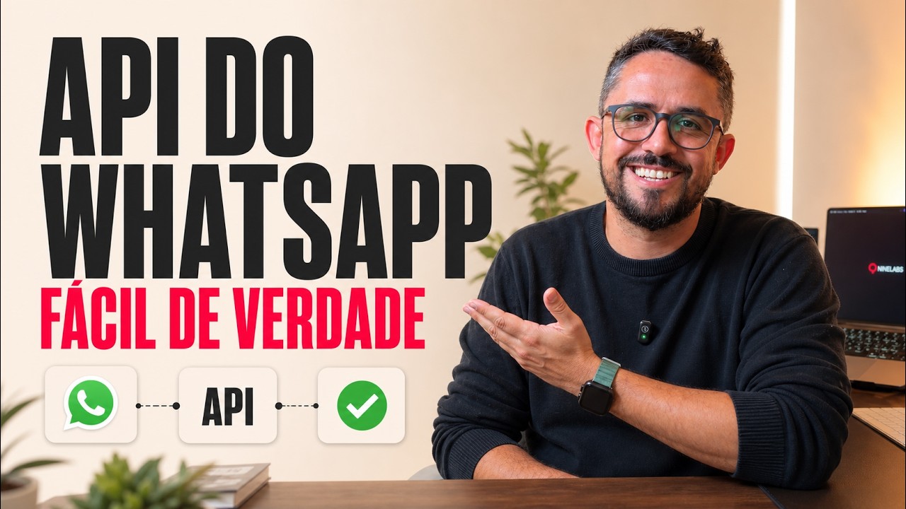 Miniatura do vídeo: API OFICIAL do WhatsApp: jeito simples e fácil de utilizar