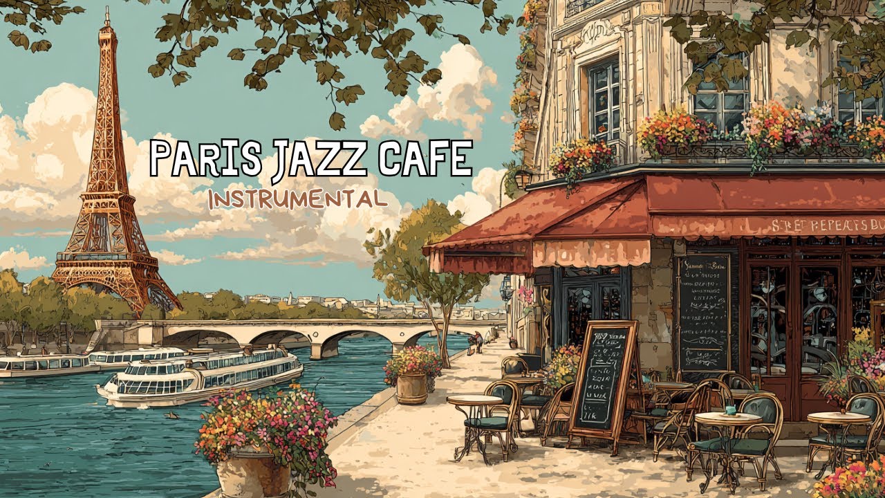 Gentle Morning Jazz in Paris 🌷 French Instrumental Playlist
