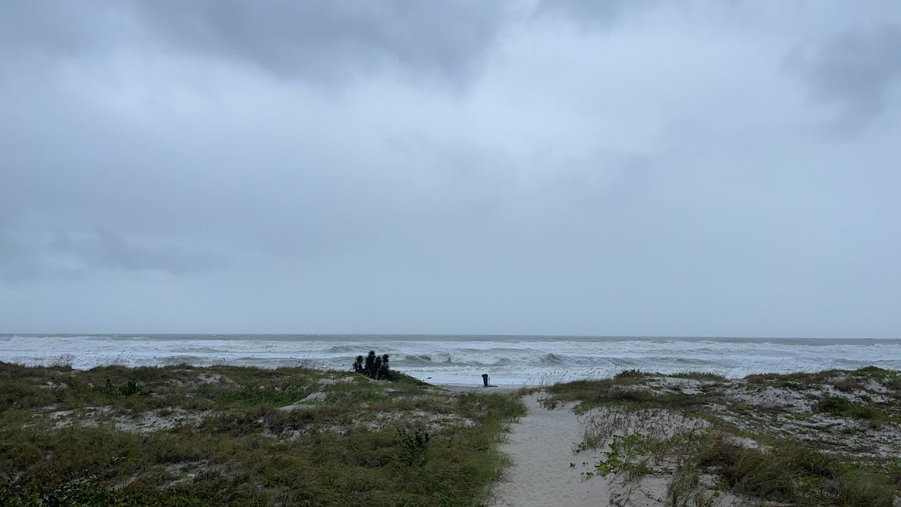 Cocoa Beach Florida As Hurricane Nicole Approaches YouTube