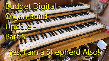 Building an Organ Console with Arduino Controlled Stop Pulls  - Part 5