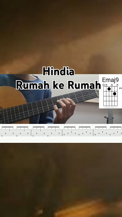 Intro Rumah ke Rumah Hindia. #tutorialgitar #chordgitar #introgitar #tabgitar #hindia #rumahkerumah