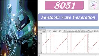Sawtooth wave generation in 8051