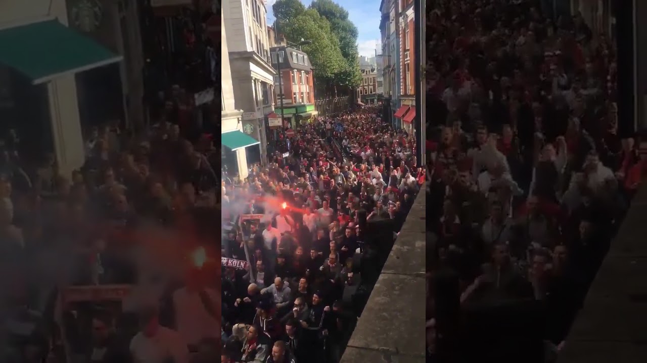 20,000+ FC Köln Fans in London | 20,000 aficionados del Colonia en Londres #EuropaLeague camera iphone 8 plus apk