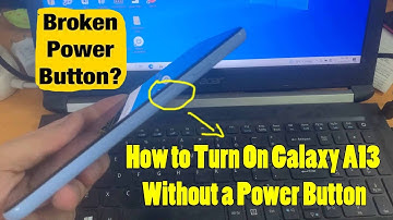 How to Turn On Galaxy A13 Without a Power Button / Broken Power Button