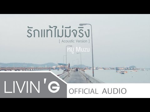 รักแท้ไม่มีจริง (Acoustic Version) - หมู Muzu [Official Audio]