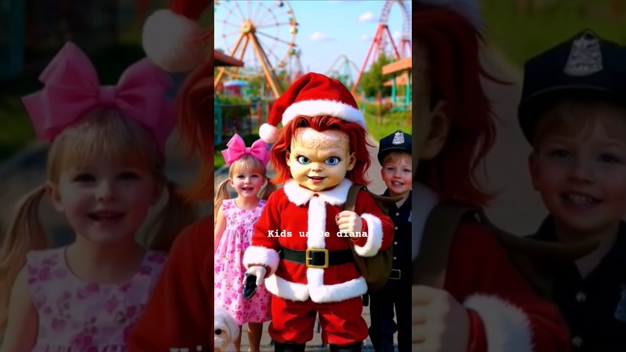 تشاكي لص يتنكر بابا نويل ويضع توم وديانا بالقفص ♥️👮