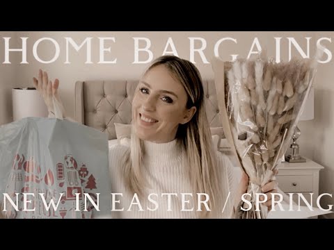 NEW IN! HOME BARGAINS HAUL | Spring, Easter & Mothers Day