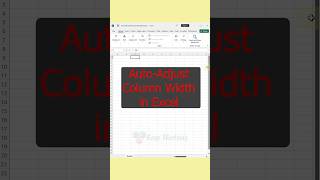 Excel Pro Hack: Auto-Adjust Column Width as You Type! (No Double Click Required) 🤯
