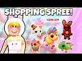 Buying EVERY PET in Adopt Me Sugar Fest SHOPPING SPREE! *1 MILLION EGGS*