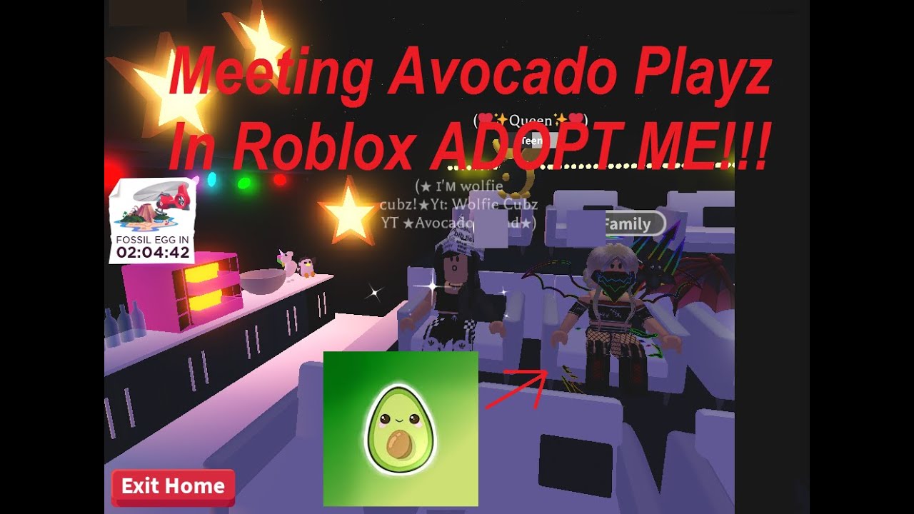 Meeting Avocado Playz In Roblox!!! Roblox Adopt Me YouTube