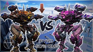[WR] 🔥 Evora VS Pyro (-50%) – Titan Weapon Comparison | War Robots