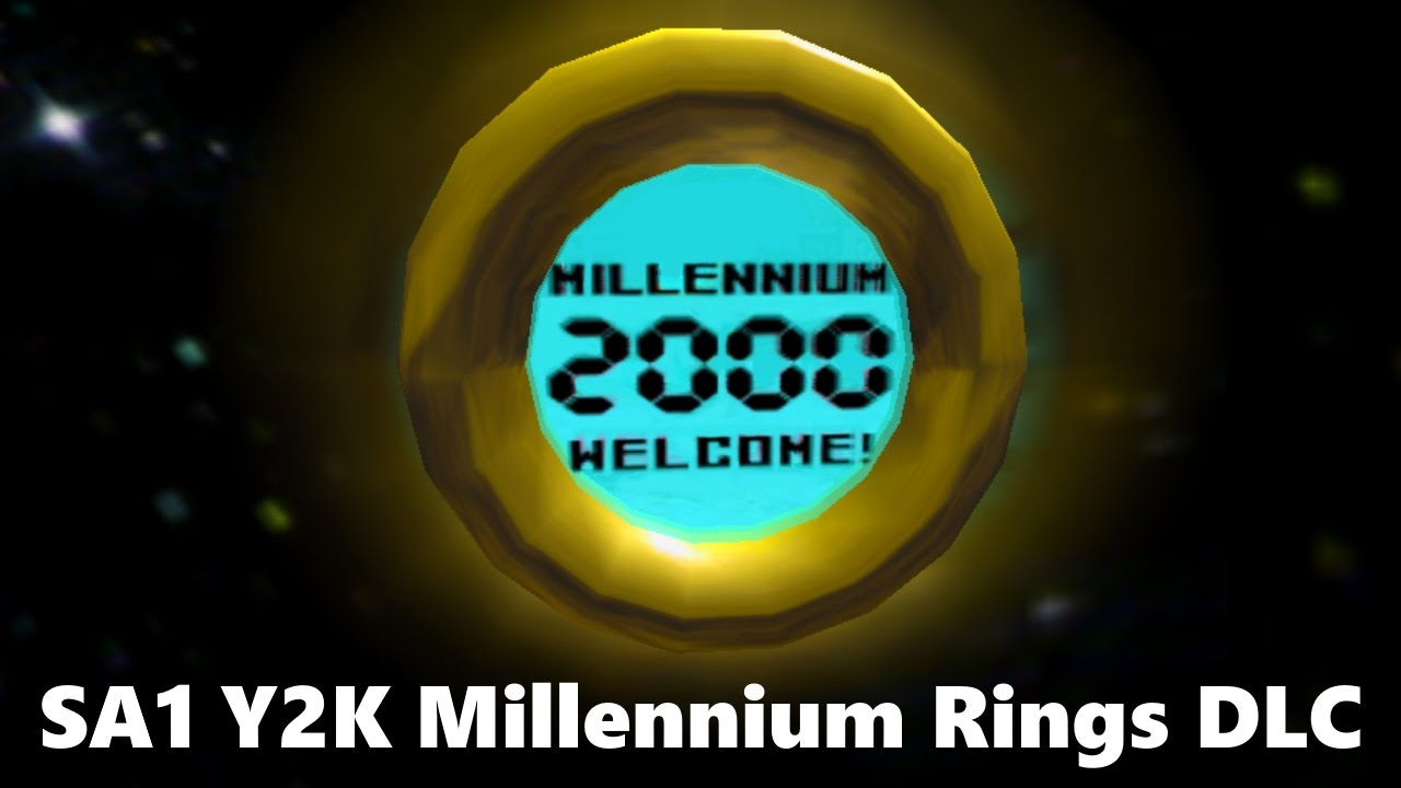 Sonic Adventure DLC Y2K Millennium Rings YouTube
