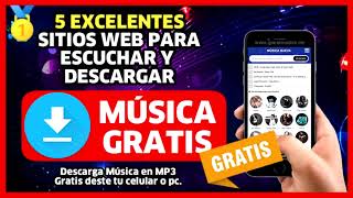 🥇 Cómo DESCARGAR MUSICA GRATIS desde tu Celular ✅ Fácil ✅ Sin Programas
