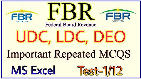 FBR UDC/LDC/DEO Test No.1 | Complete Test Preparation | Pak Forces Info