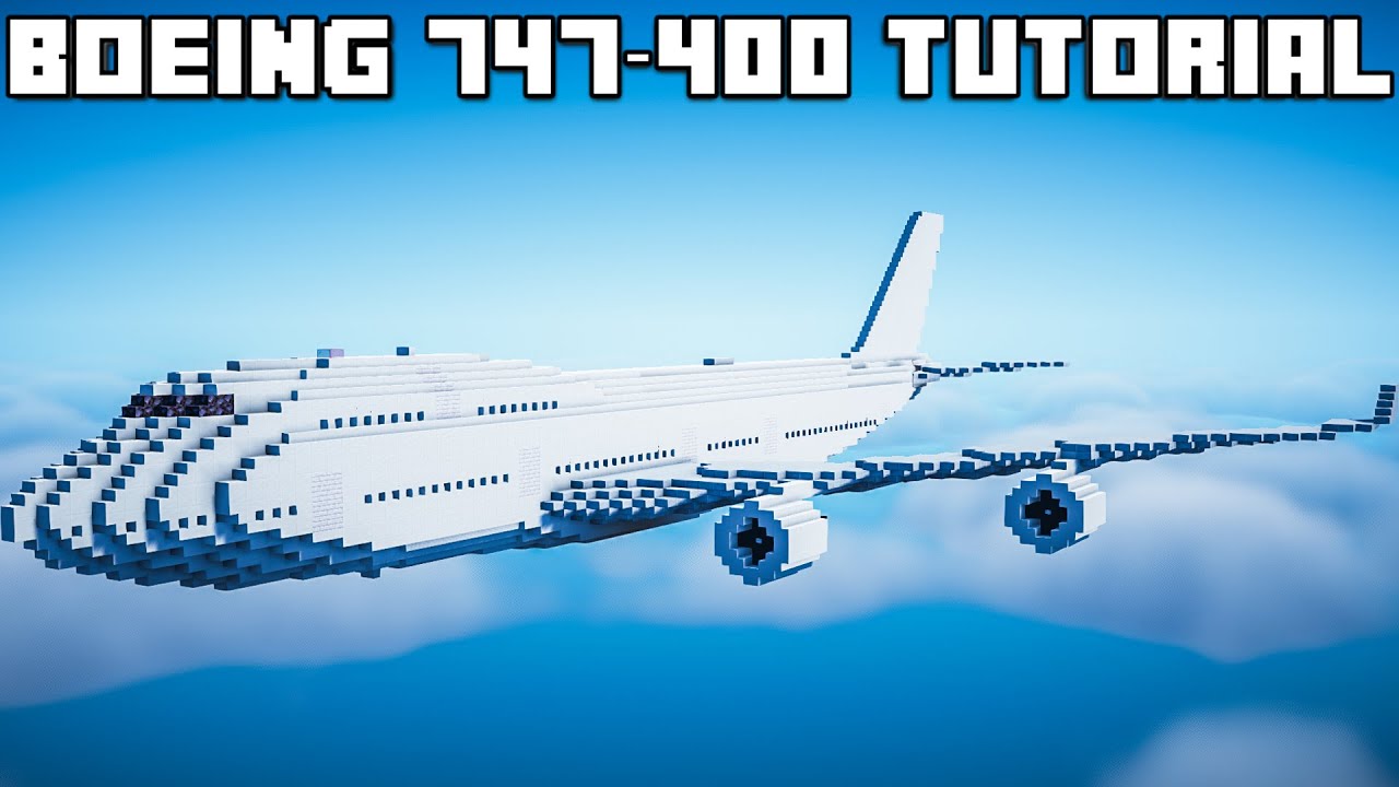 How to Build a BOEING 747-400 in Minecraft! [Pt 1/3] - YouTube