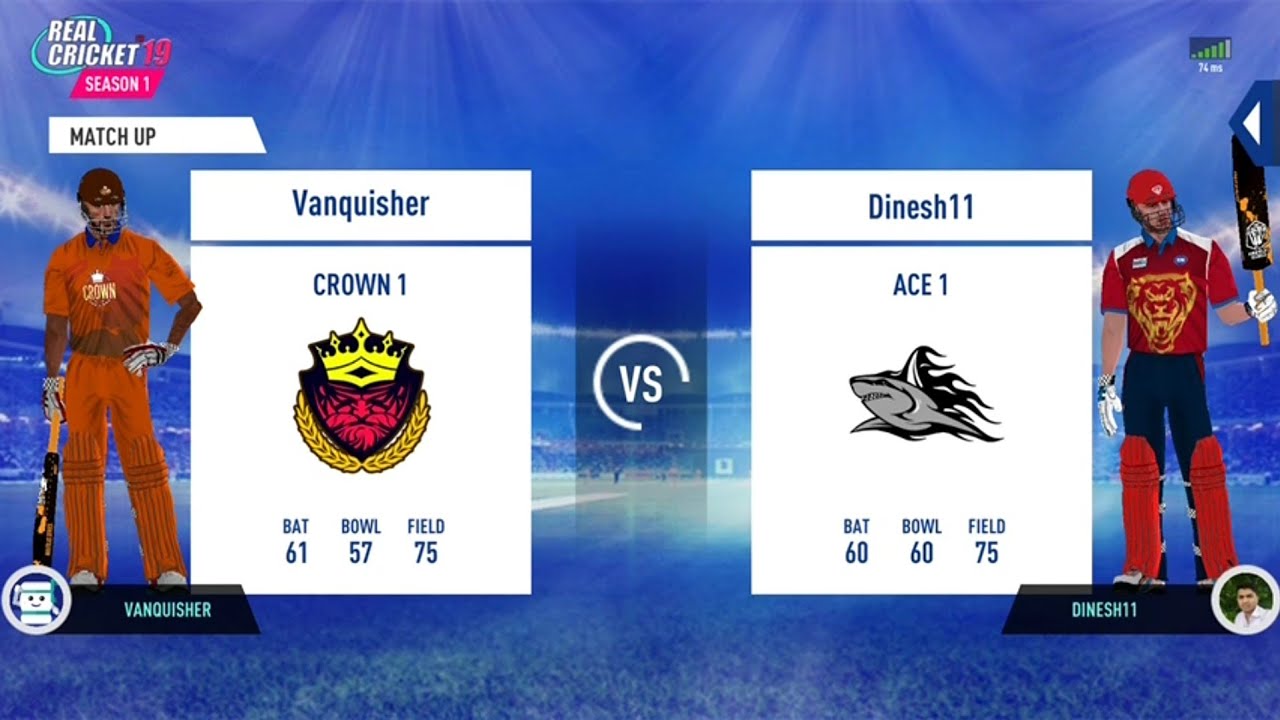 Real cricket 19 ranked mode multiplayer gameplay