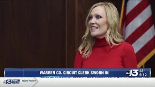 Warren County Circuit Clerk sworn in