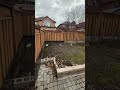 This backyard needed us BAD!! #explore #construction #upgrade #lifestyle #newbackyard