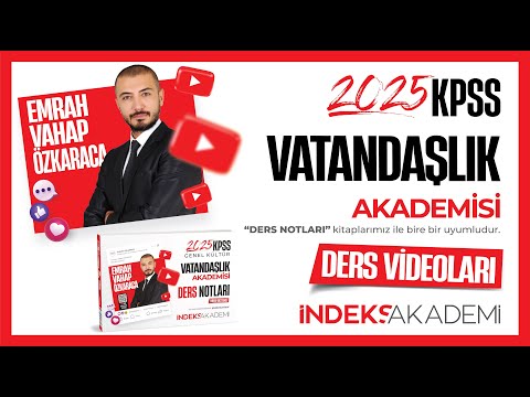 17- 2024 KPSS -  Vatandaşlık - Anayasa Hukuku ve Anayasa Tarihi - 2 | Emrah Vahap Özkaraca