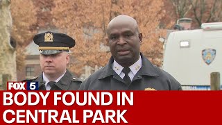 NYPD presser on body found in Central Park