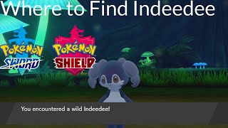 Location: glimwood tangle encounter type: overworld or grass other
notes: indeedee is primarily found in the either th...
