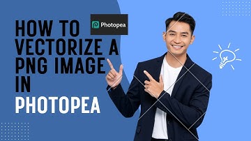 How to Vectorize a PNG image in Photopea