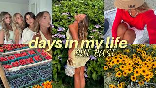WEEKLY VLOG: montauk girls trip, beach day, shopping, get ready with us + more!