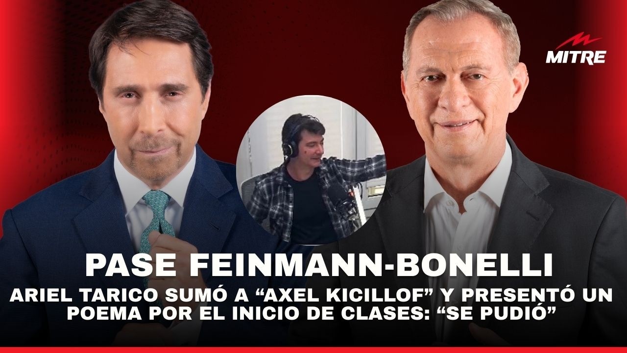 Tarico sumó a “Kicillof” al Pase de Feinmann y Bonelli y presentó un poema por el inicio de clases