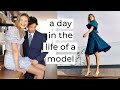 A Day in the Life of a Model | Come to Set with Me | Modeling with my boyfriend for Express