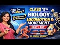 Class 11th-Biology (Topic- Locomotion &amp; Movement) Part-1 I NEET| CETI BK Science Academy  ​