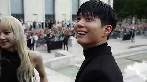 CELINE BOOMS! With Lisa 리사 , Taehyung 김태형 / V 뷔 [BTS] and Park Bo Gum 박보검! By Loic Prigent