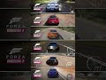 FORZA HORIZON 6 VS 5 4 3 2 1 COMPARISON #franchise #gaming #pc #ps5 #forzahorizon5 #viral #shorts