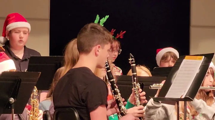 Caleb's 8th grade Christmas Concert