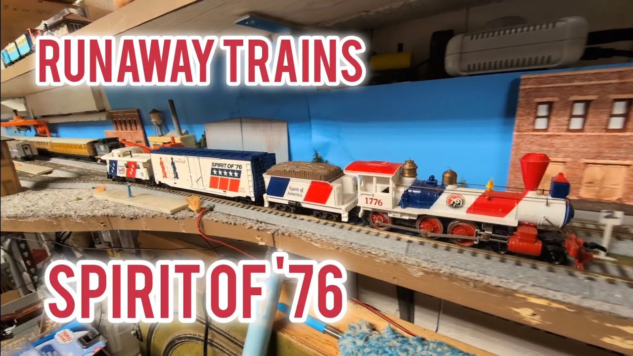 July 4th American Trains Vintage Spirit of '76 Model Railroading
