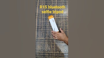 Bluetooth Selfie Stick R1S Tripod with Remote Unboxing and review #selfimprovement #selfie