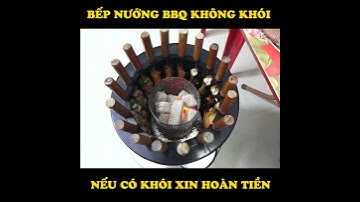 Bếp Nướng BBQ Không khói, Bếp nướng than hoa trong nhà, Bếp nướng